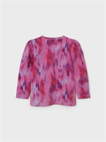 NAME IT Langærmet Bluse Lariana Fuchsia Pink